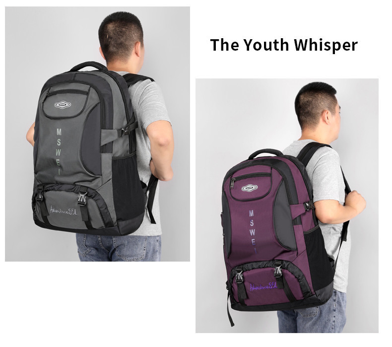 Нов модел мъжка раница с широки презрамки-подходяща за път