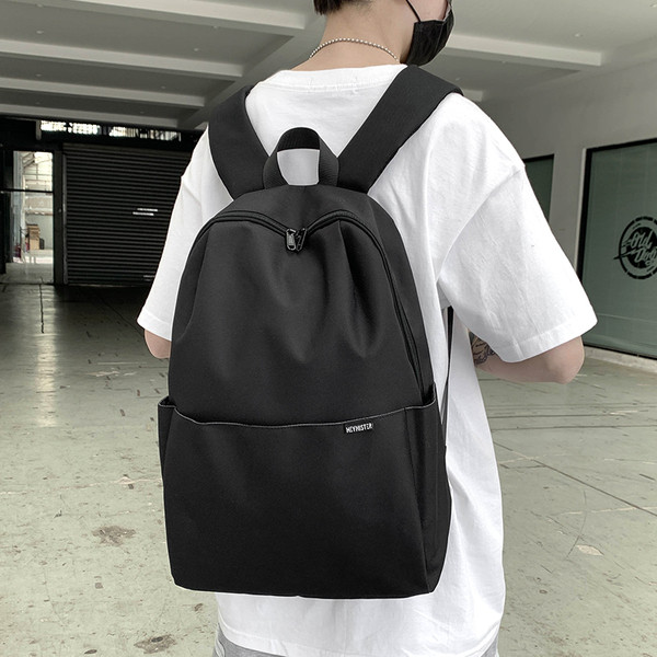 Изчистен модел мъжка раница с преден джоб