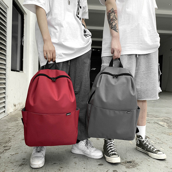 Изчистен модел мъжка раница с преден джоб