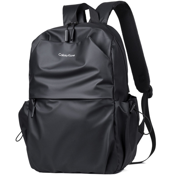 Ежедневна раница с джоб в черен и сив цвят за мъже