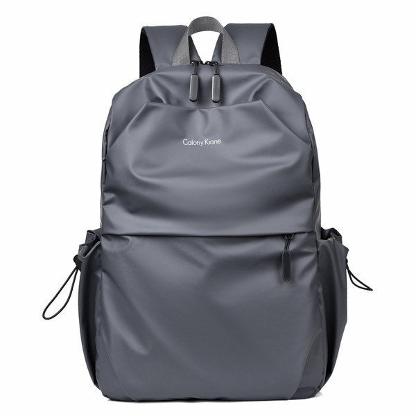 Ежедневна раница с джоб в черен и сив цвят за мъже