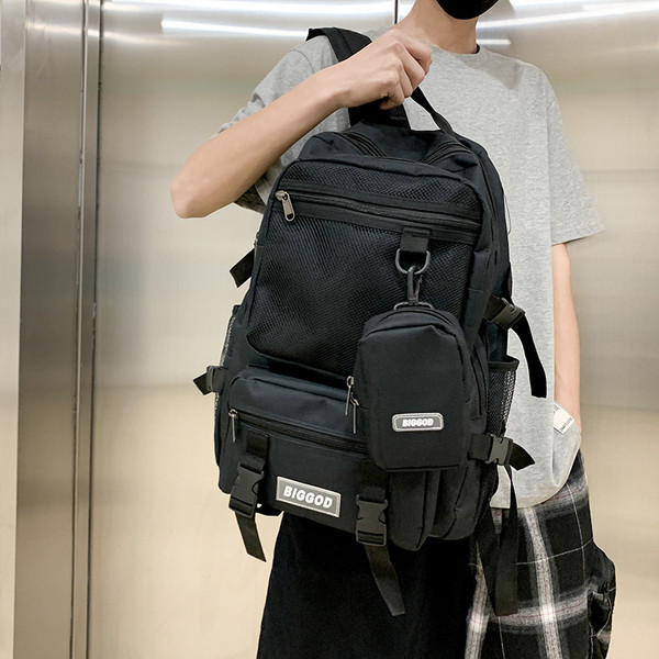 Мъжка ежедневна раница с джобове в четири цвята