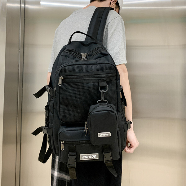 Мъжка ежедневна раница с джобове в четири цвята