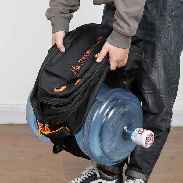 Naujo modelio vyriška juodos spalvos kuprinė - tinkama kelionėms