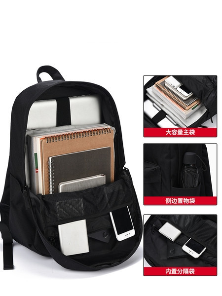 Мъжка ежедневна раница с преден джоб и дръжка 