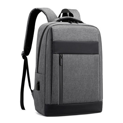 Мъжка компютърна раница с цип