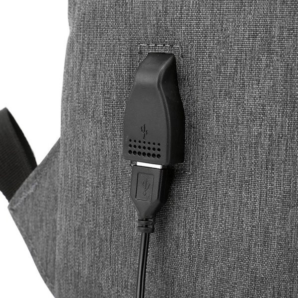 Мъжка компютърна раница с цип