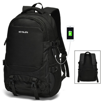 Мъжка ежедневна раница в черен цвят - два модела