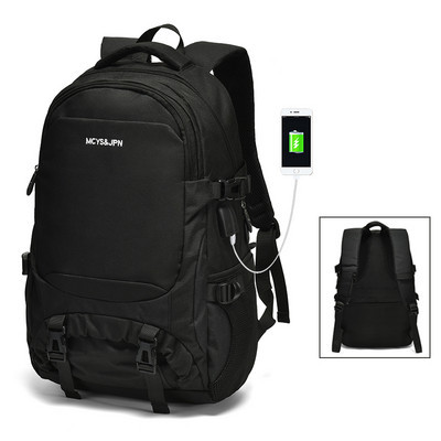 Мъжка ежедневна раница в черен цвят - два модела