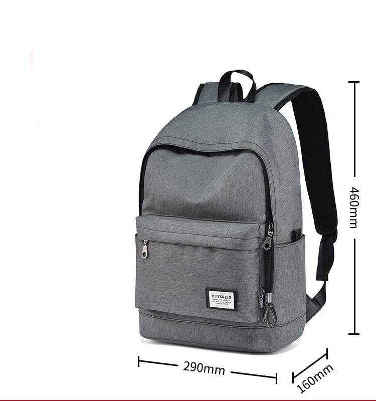 Ежедневна мъжка раница с преден джоб 