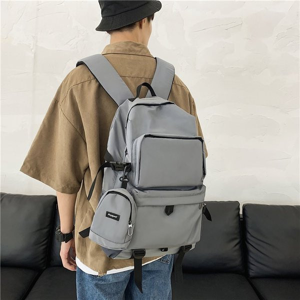 Ежедневна мъжка раница с два предни джоба