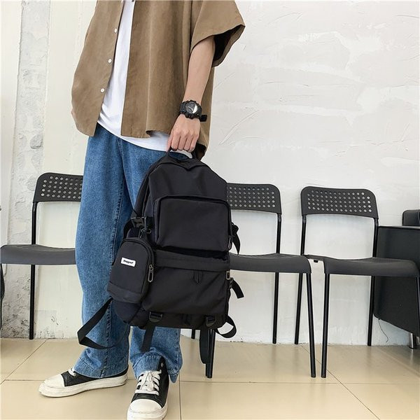 Ежедневна мъжка раница с два предни джоба