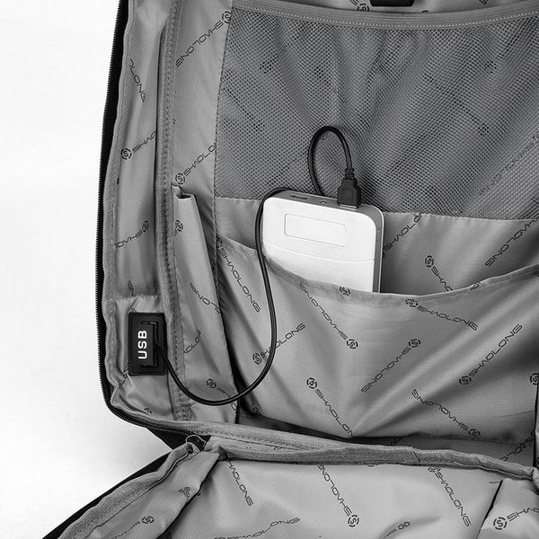 Мъжка водоустойчива и удароустойчива раница с цип