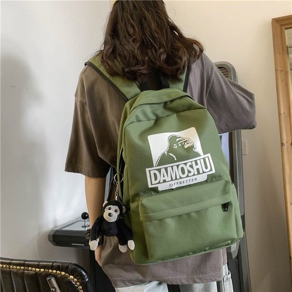 Мъжка раница с апликация и цип