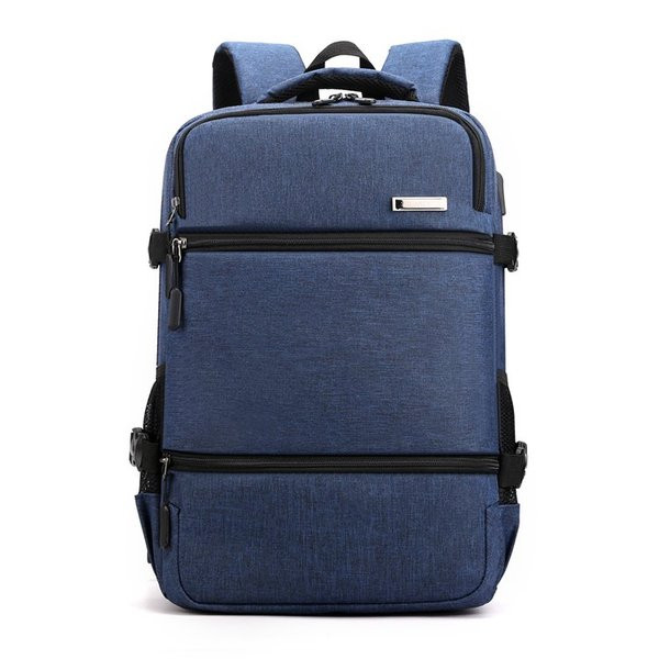 Нов модел мъжка компютърна раница с ципове в няколко цвята