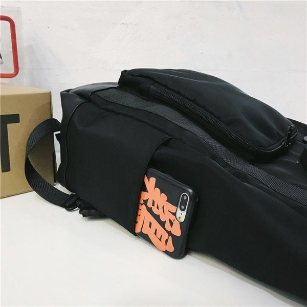 Мъжка водоустойчива раница с надпис и цип