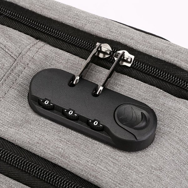 Ежедневна мъжка раница с джобове в три цвята