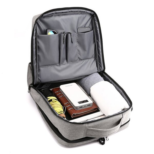 Ежедневна мъжка раница с джобове в три цвята