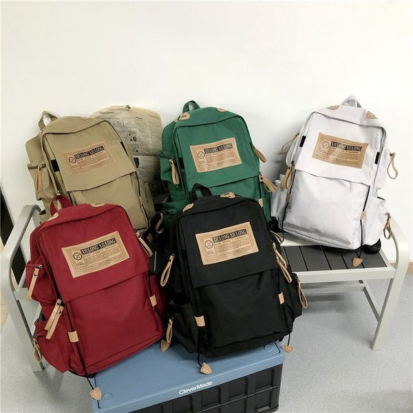 Нов модел мъжка раница с джобове и цип в няколко цвята 