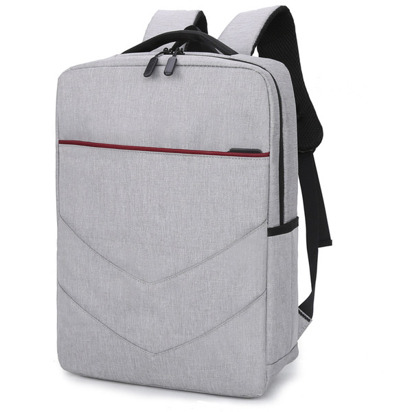 Нов модел мъжка компютърна раница с цип в няколко цвята