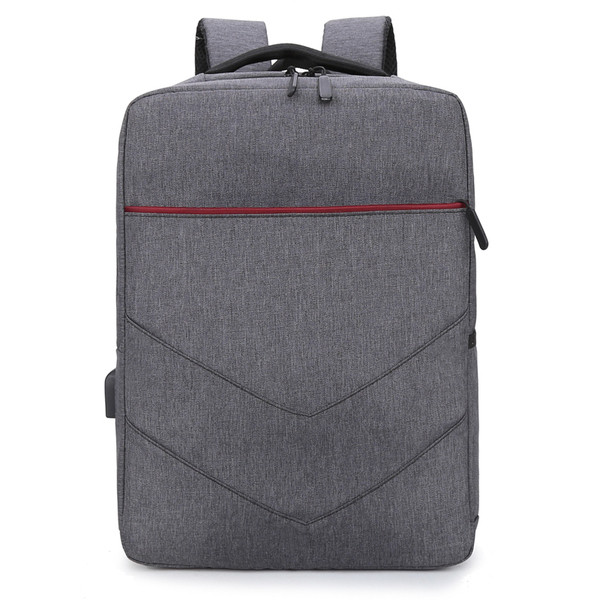 Нов модел мъжка компютърна раница с цип в няколко цвята