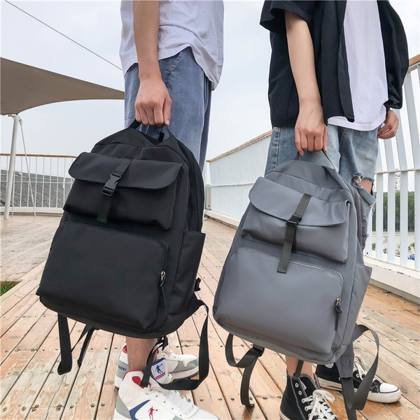 Модерна раница с джоб и цип подходяща за мъже и жени 