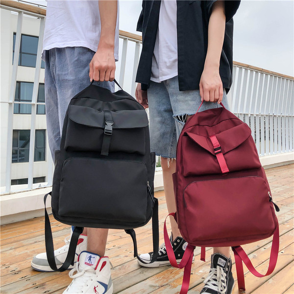 Модерна раница с джоб и цип подходяща за мъже и жени 