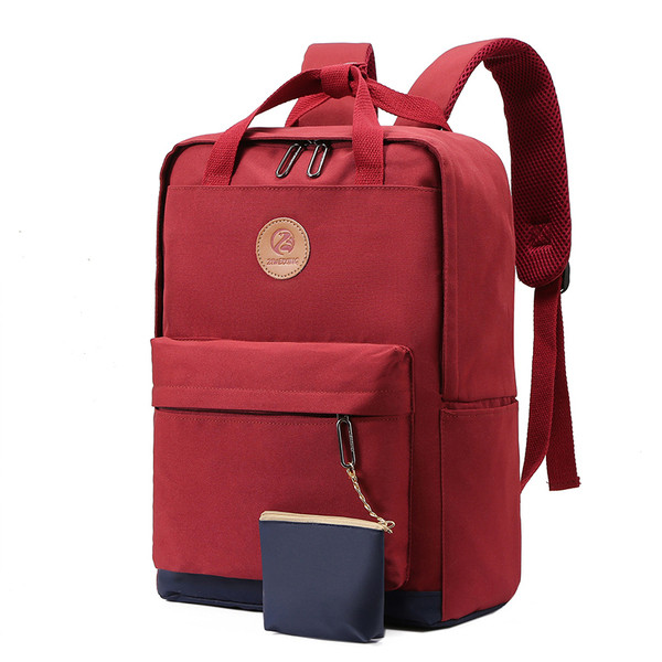 Нов модел мъжка текстилна раница с джоб в няколко цвята