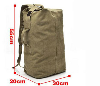 Нов модел мъжка раница за път с широки презрамки от текстил