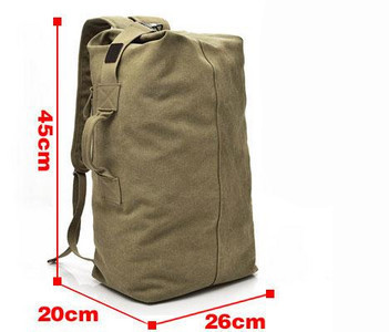 Нов модел мъжка раница за път с широки презрамки от текстил