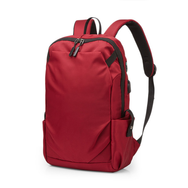 Нов модел мъжка раница с цип в четири цвята 