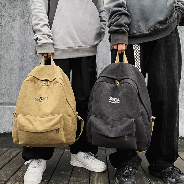 Ежедневна мъжка раница с преден джоб с цип