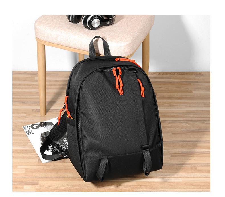 Мъжка ежедневна раница от текстил с цип