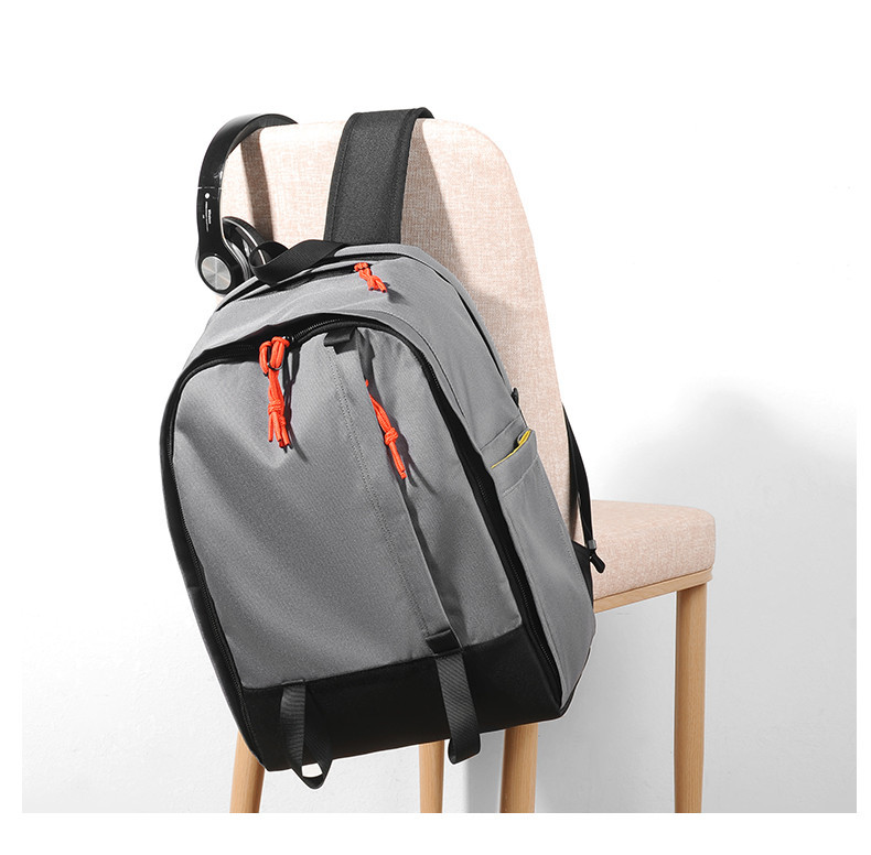 Мъжка ежедневна раница от текстил с цип