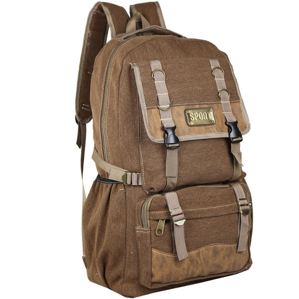 Rucsac textil pentru bărbați cu două buzunare frontale - două modele