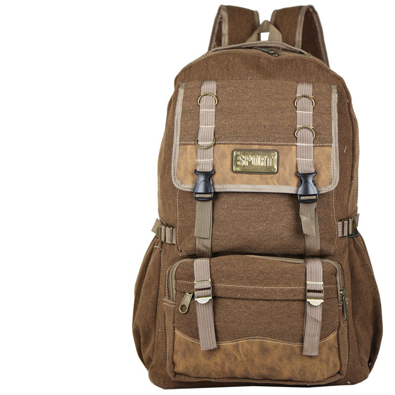 Rucsac textil pentru bărbați cu două buzunare frontale - două modele