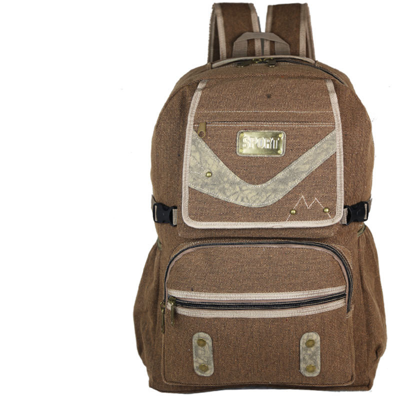 Rucsac textil pentru bărbați cu două buzunare frontale - două modele