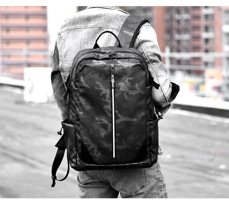 Нов модел мъжка раница от текстил с цип