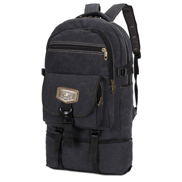 Мъжка голяма раница от текстил с джобове