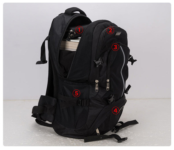 Didelė sportinė vyriška kuprinė tinkanti alpinizmui