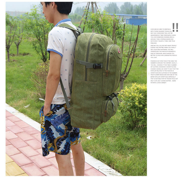 Голяма мъжка раница с предни джобове