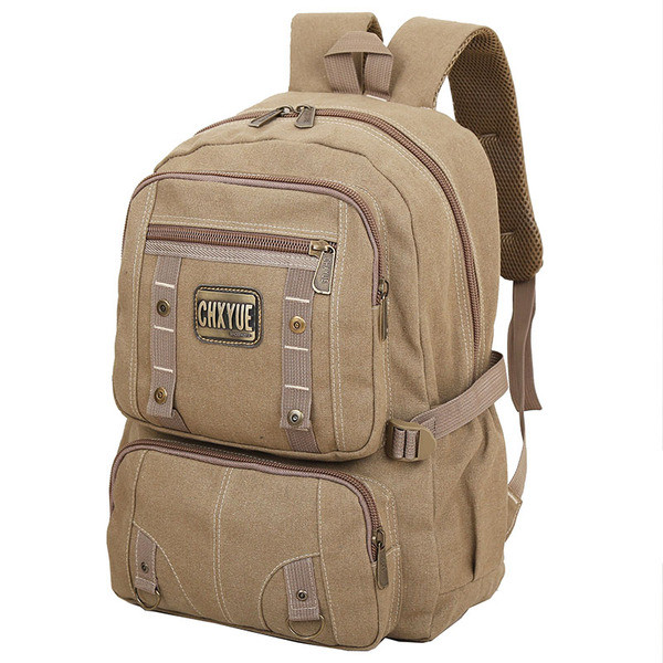 Мъжка раница с емблема и цип