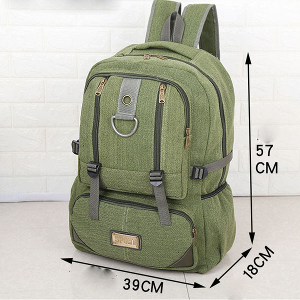 Мъжка спортна раница с емблема и катарами