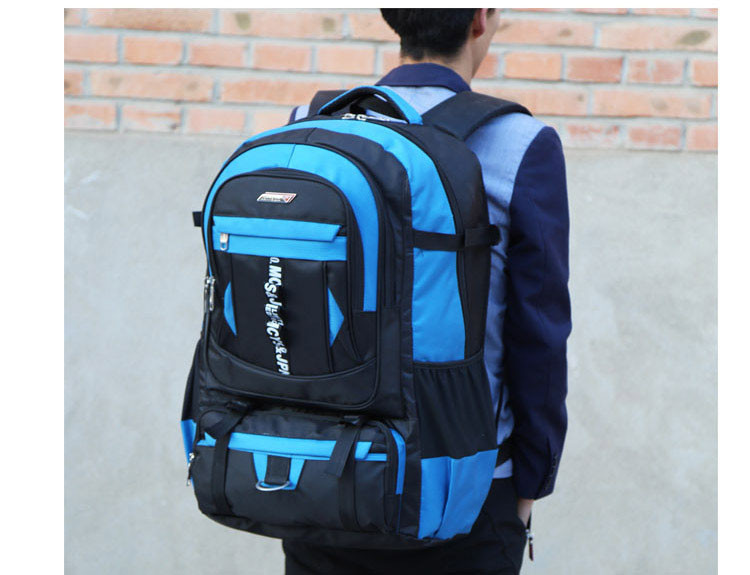 Спортна мъжка раница с надпис и цип