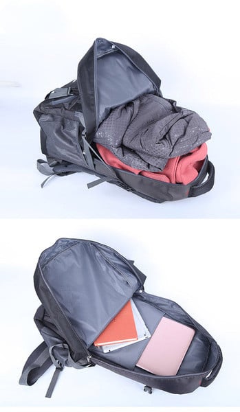 Rucsac zilnic pentru bărbați cu broderie și fermoar