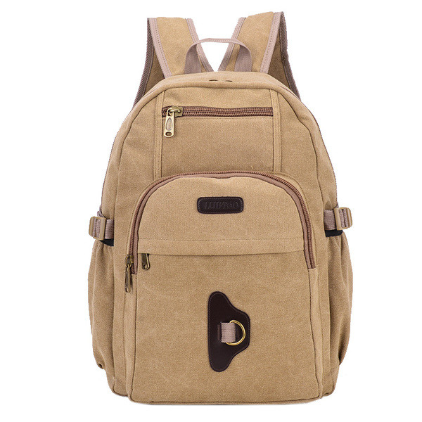 Мъжка ежедневна раница от текстил с преден джоб