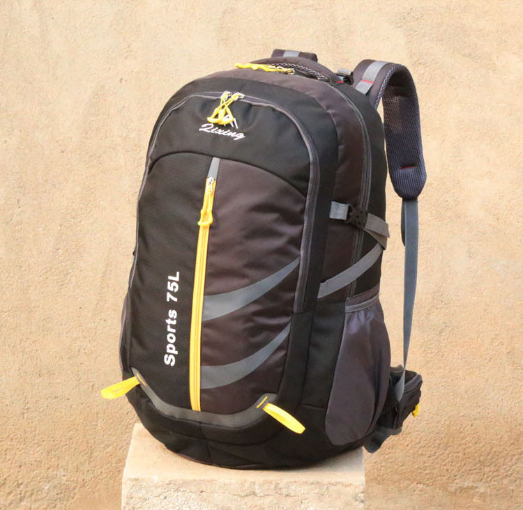 Мъжка ежедневна раница с цип и надпис