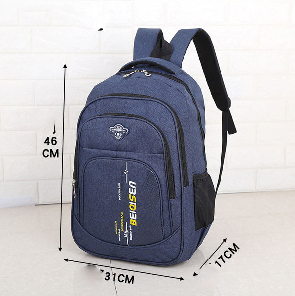 Rucsac casual cu inscripții potrivit pentru bărbați și femei