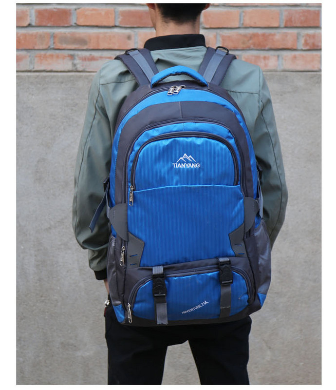 Rucsac de zi cu zi textil pentru bărbați cu buzunar frontal în mai multe culori