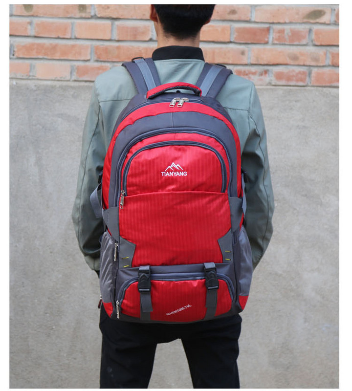 Rucsac de zi cu zi textil pentru bărbați cu buzunar frontal în mai multe culori